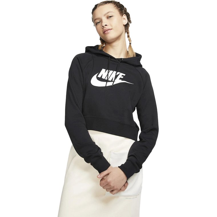 Bluza z kapturem Nike Sportswear Essential Cropped, Kobiety