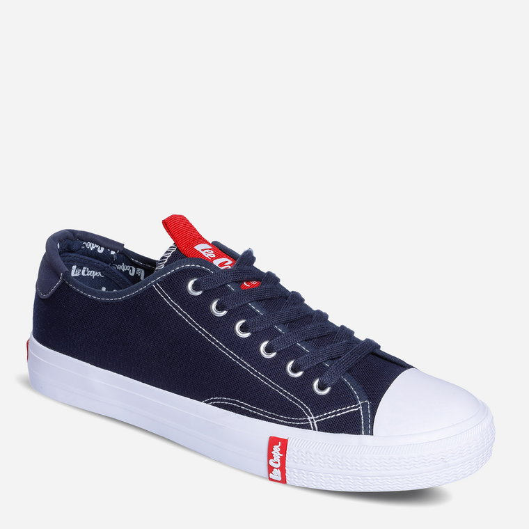 Tenisówki męskie niskie Lee Cooper LCW-24-31-2236MB 41 27 cm Ciemnoniebieskie (5904292147458). Trampki męskie