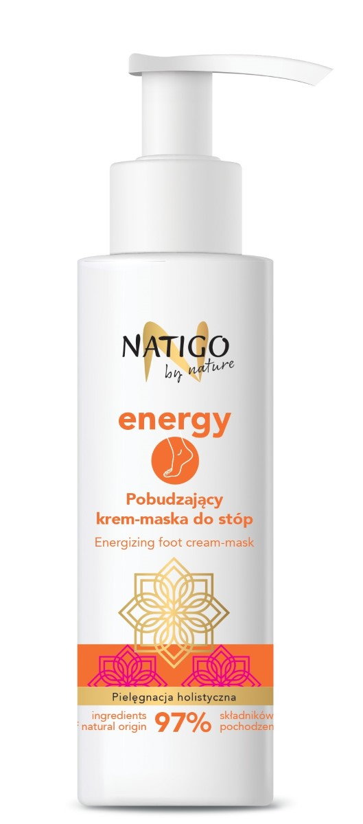 Natigo by Nature Pobudzający Krem-Maska do stóp (linia holistyczna) 100 ml