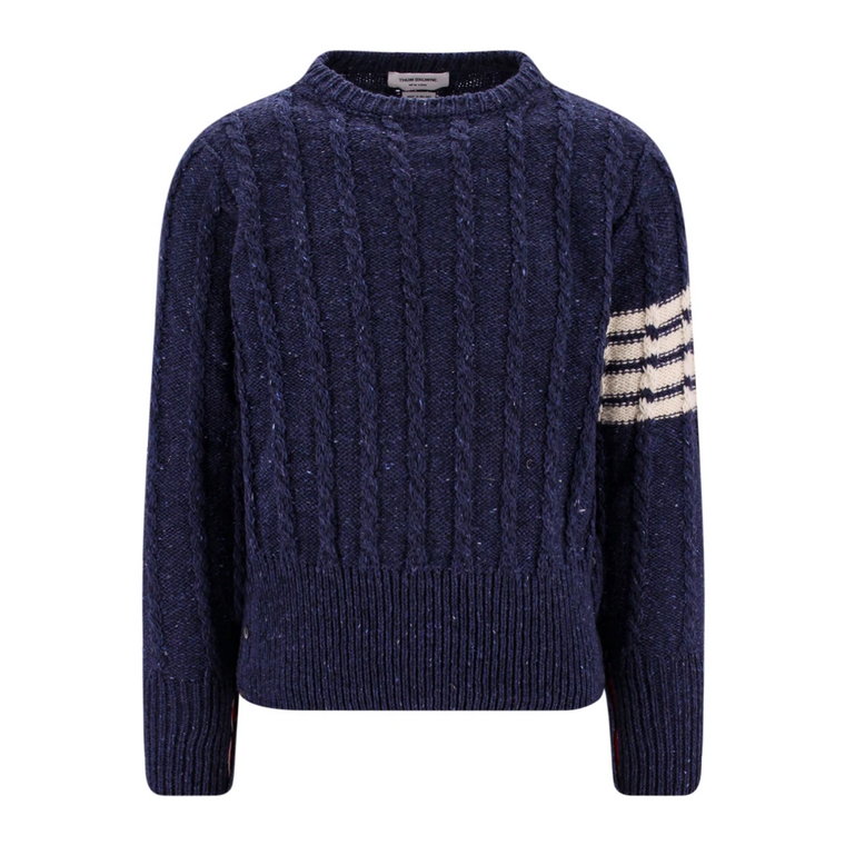 Sweter z okrągłym dekoltem Thom Browne