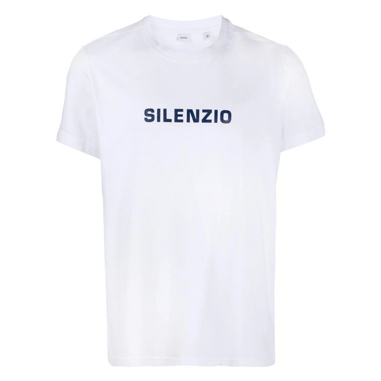 Silenzio Logo Print T-Shirt Aspesi