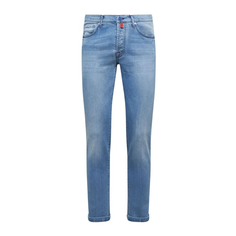Ultra-Slim Indigo Jeans Kiton