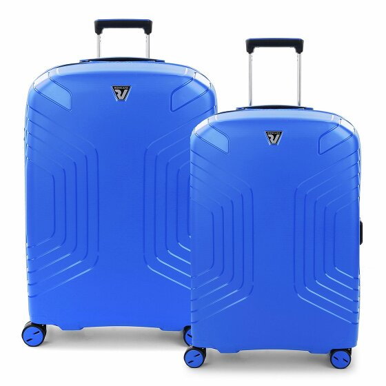 Roncato Ypsilon 4 kółka Zestaw walizek 2-części z plisą rozprężną denim