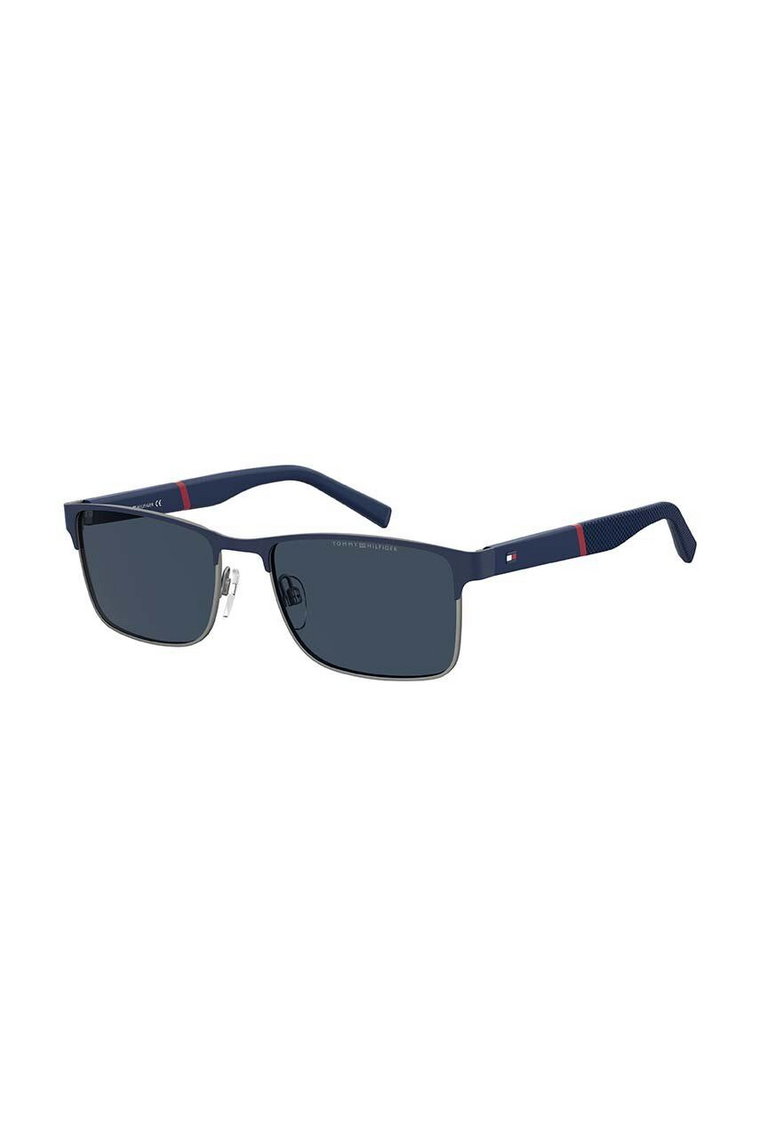 Tommy Hilfiger okulary przeciwsłoneczne męskie kolor granatowy TH 2040/S
