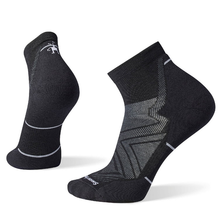 Męskie skarpety do biegania Smartwool Run Targeted Cushion Ankle Socks black - 38-41