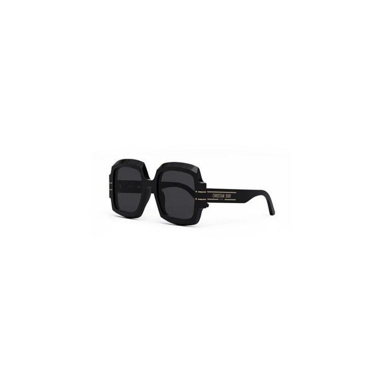 Czarny Połysk Okulary przeciwsłoneczne Dior