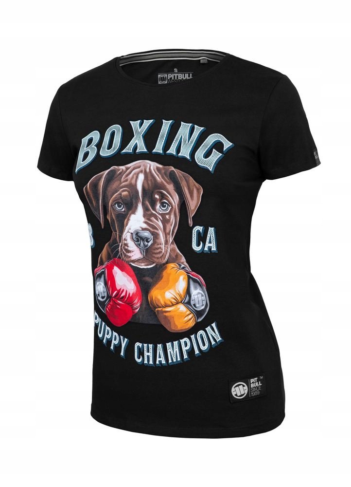 Damska Koszulka Pitbull Bawełniany T-shirt Lil'Champ