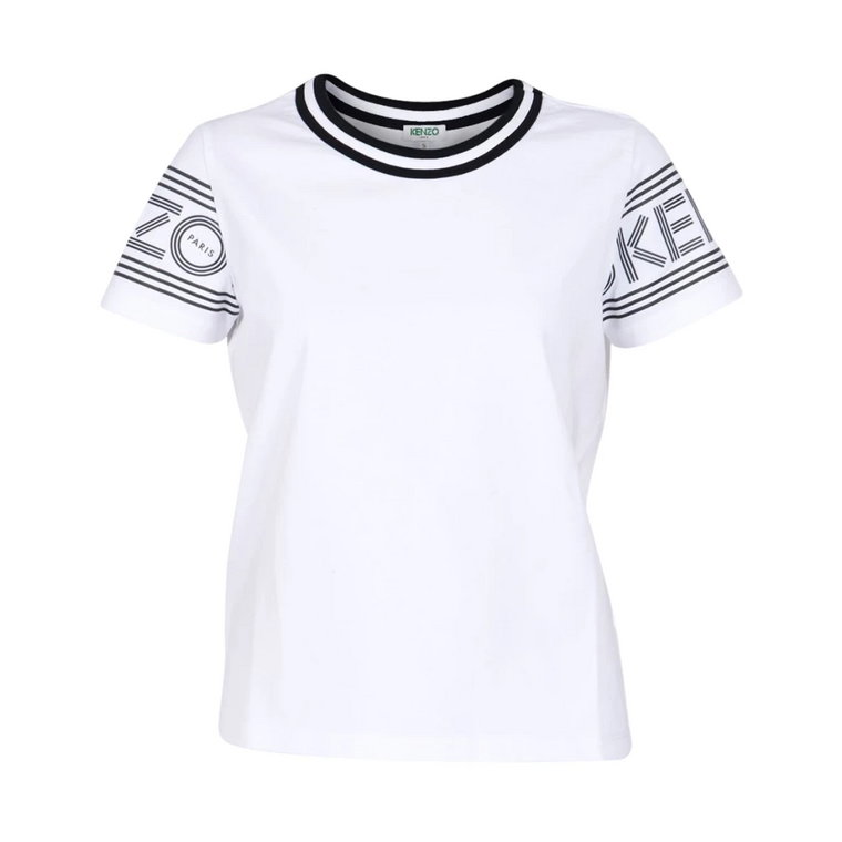 Białe koszulki i pola z logo Manica Kenzo
