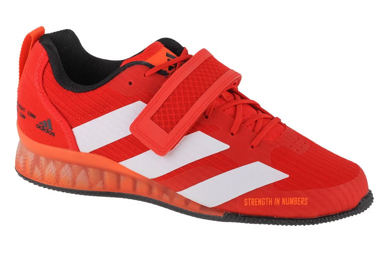 adidas Adipower Weightlifting 3 GY8924, Męskie, Czerwone, buty treningowe, tkanina, rozmiar: 42 2/3