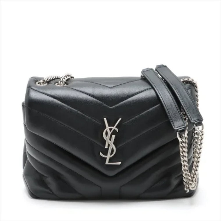 Pre-owned Leather shoulder-bags Yves Saint Laurent Vintage