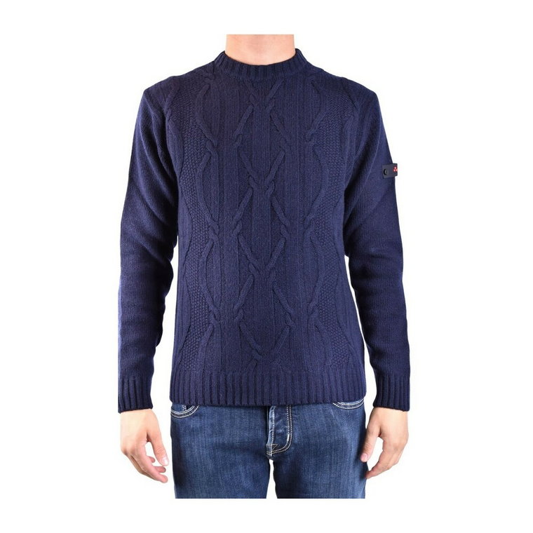 Klasyczny sweter z okrągłym dekoltem Peuterey