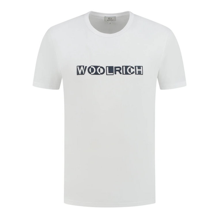 Wit T-Shirt Woolrich