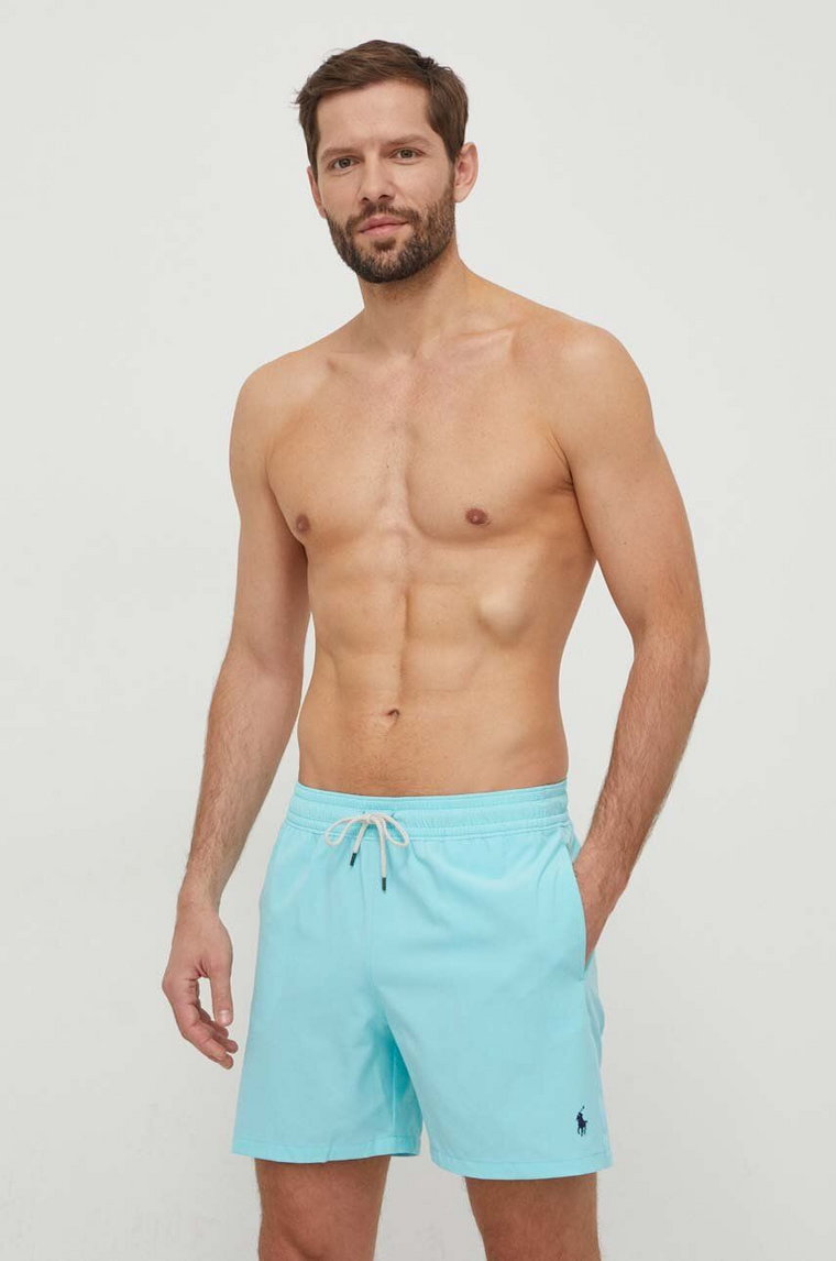 Polo Ralph Lauren szorty kąpielowe kolor niebieski