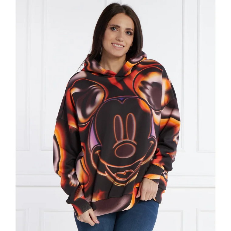 Desigual Bluza DESIGUAL X MICKEY MOUSE | Oversize fit