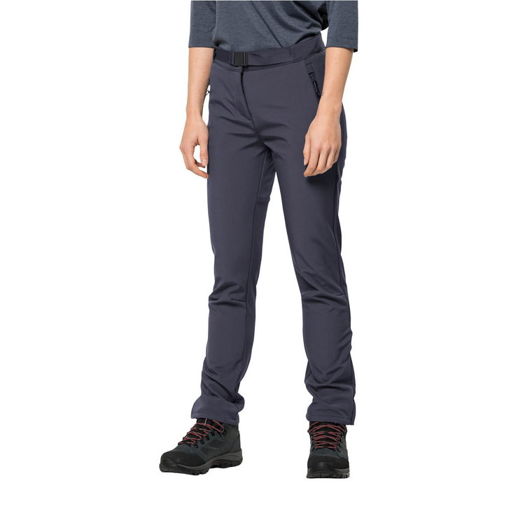 Damskie spodnie softshellowe Jack Wolfskin STOLLBERG PANTS W dolphin - 34