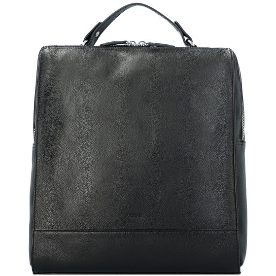 Picard Luis City Backpack Leather 30 cm schwarz