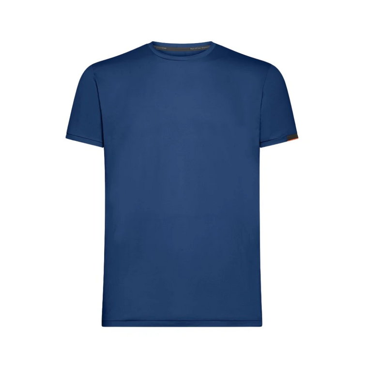 Niebieska Techniczna Koszula Oxford z Logo RRD