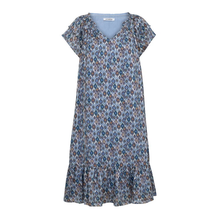 Sukienka Sunrisecc Crop Mosaic Niebieska Co'Couture