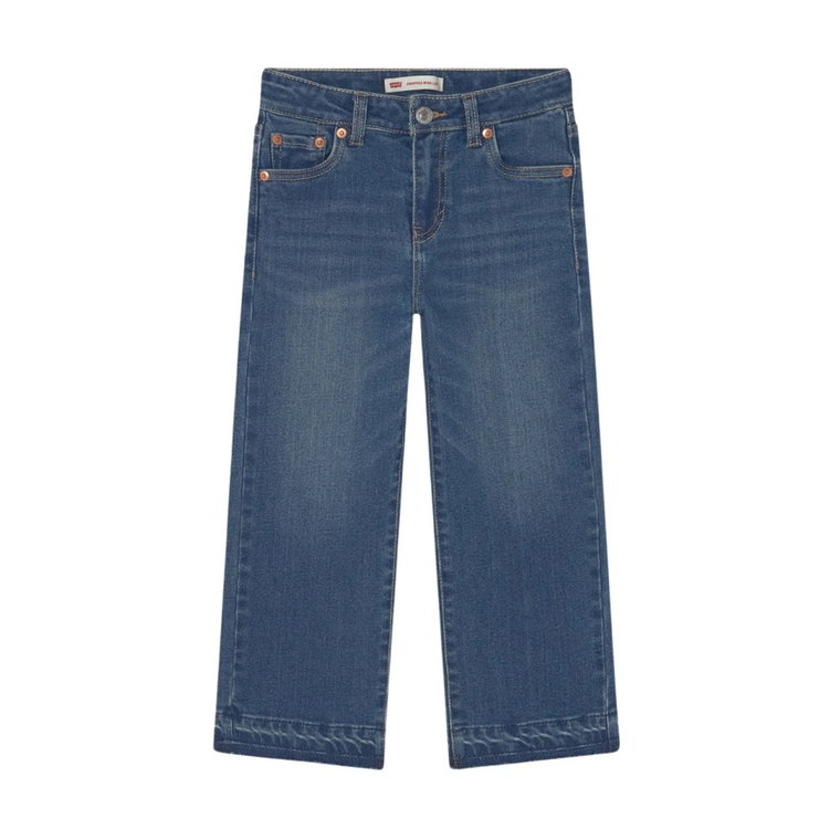 Klasyczne jeansy z wysokim stanem prostą nogawką Levi's