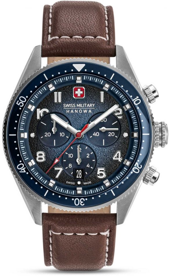 Zegarek męski SWISS MILITARY SMWGC0003802 granatowy klasyczny