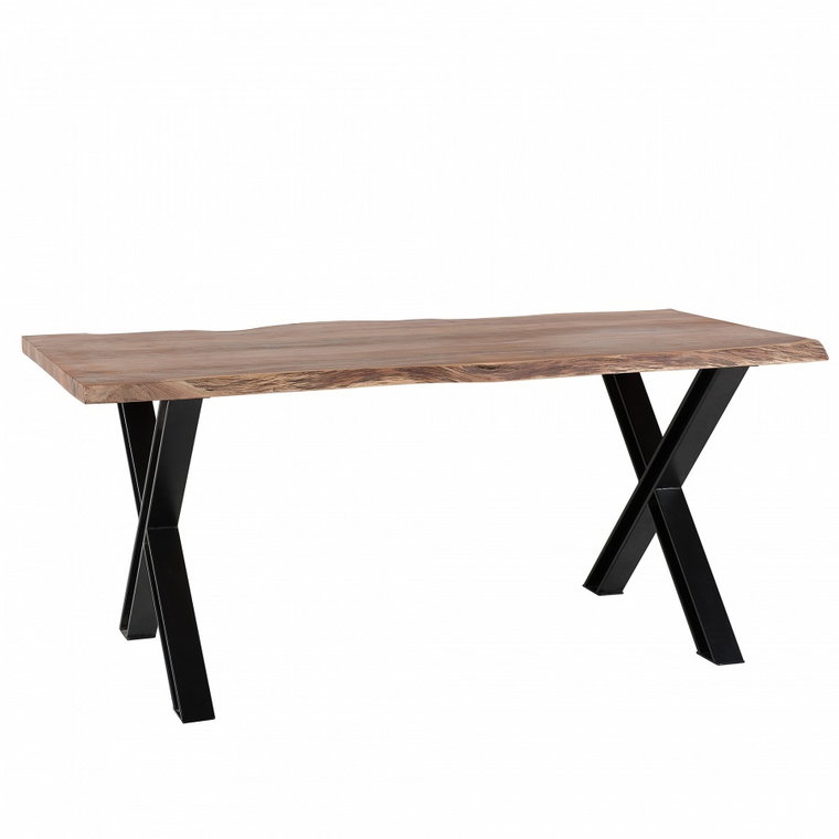 Stół do jadalni drewniany brązowy 180 x 95 cm BROOKE kod: 4251682210645
