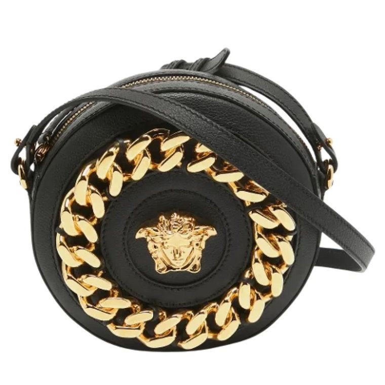 Pre-owned Leather crossbody-bags Versace Pre-owned