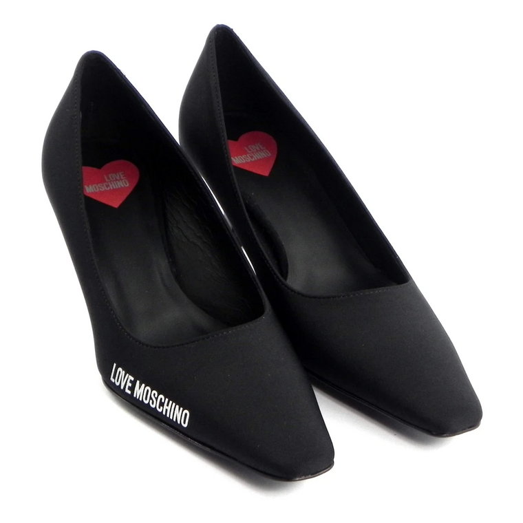 Lycra Nero Pumps Love Moschino