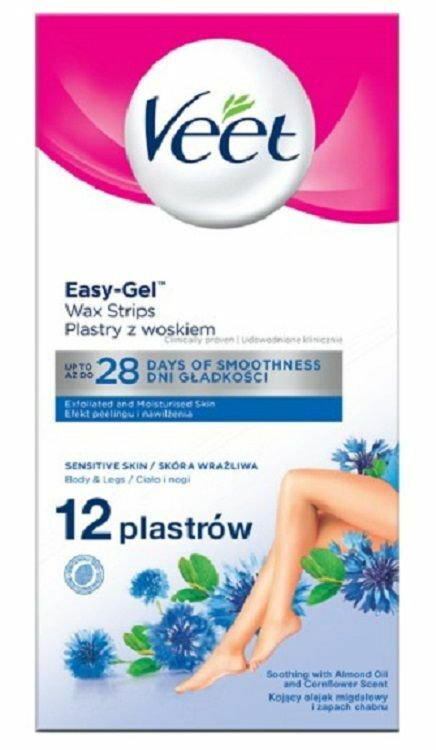 VEET Plaster do depilacji skóra wrazliwa