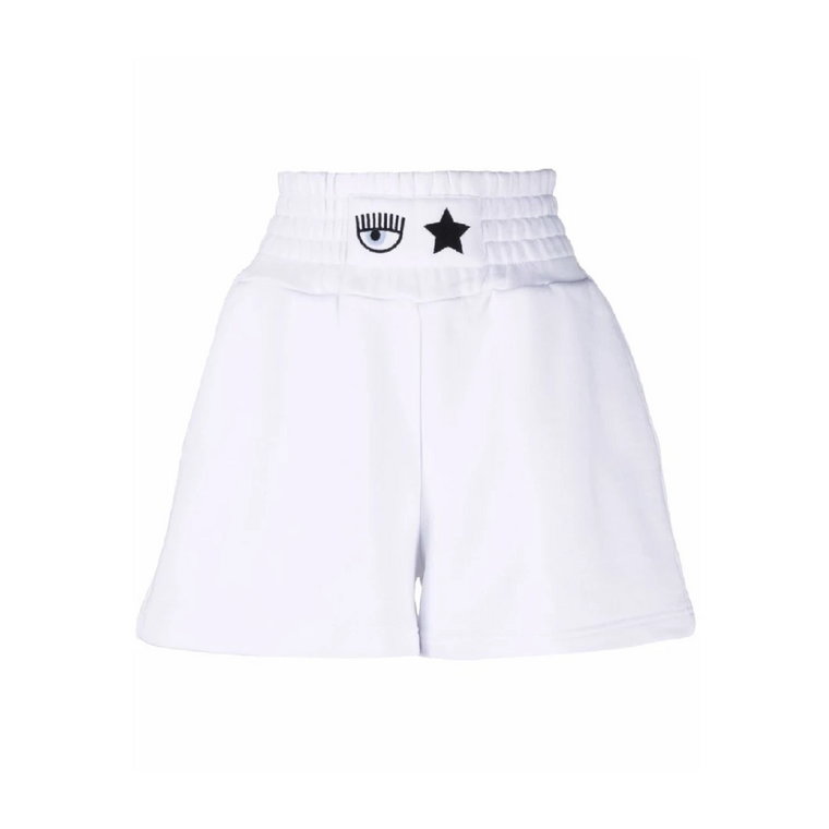 eye-star-logo-patch-shorts Chiara Ferragni Collection