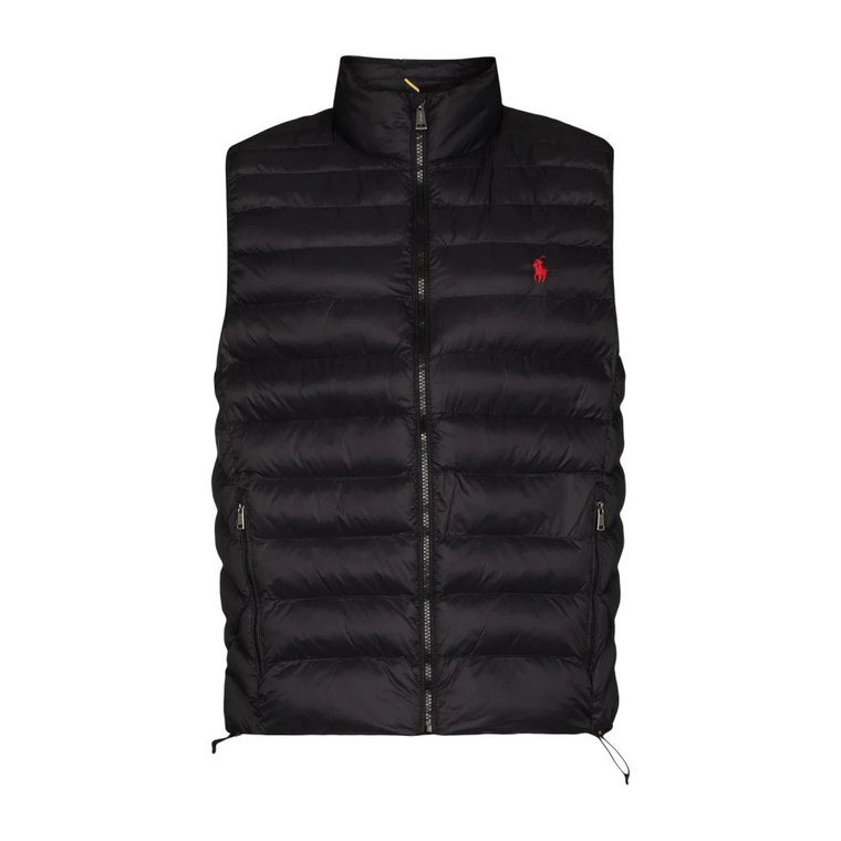 Czarny Kamizelka Casual Poly Fill Polo Ralph Lauren