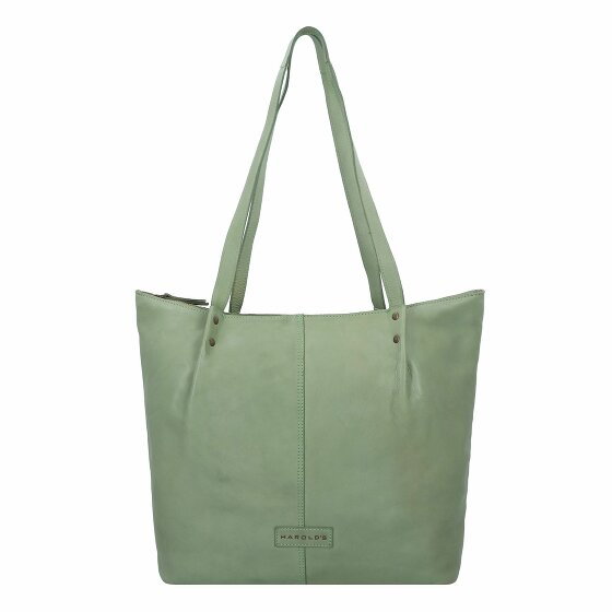 Harold's Submarine Shopper Bag Leather 39 cm lindgrün