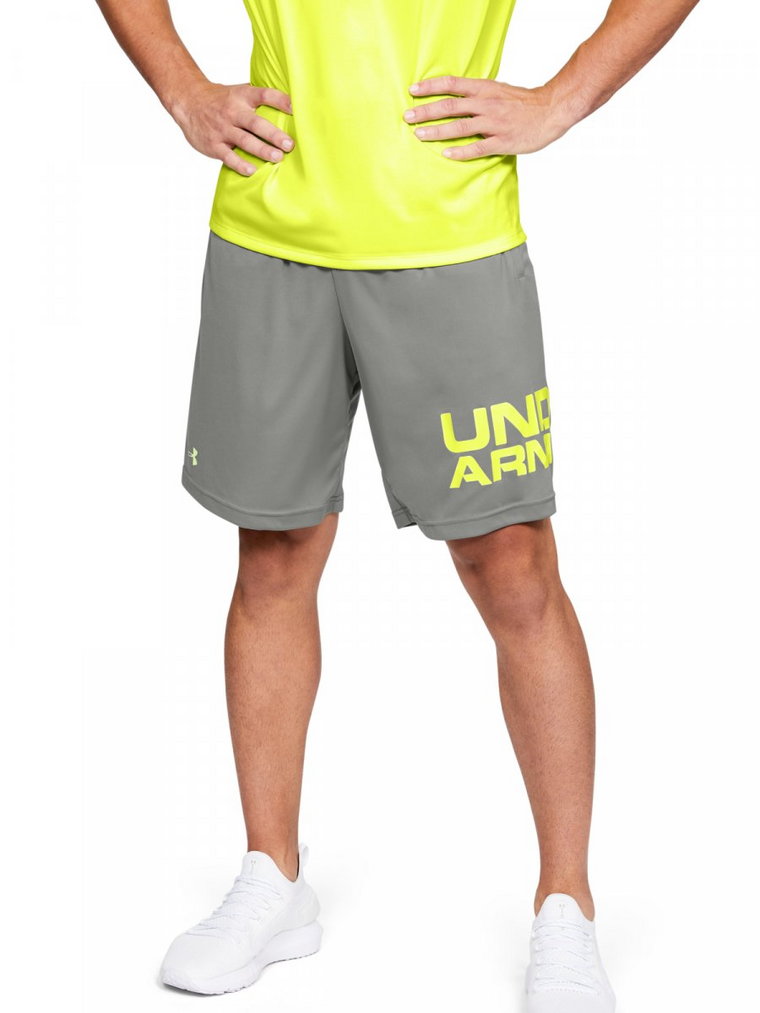 Męskie szorty treningowe UNDER ARMOUR Tech Wordmark Shorts - szare