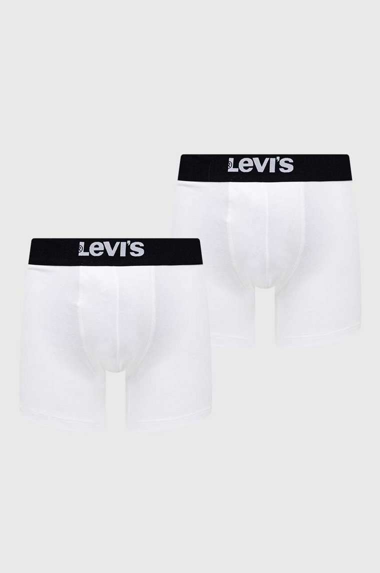 Levi's bokserki 2-pack męskie kolor biały