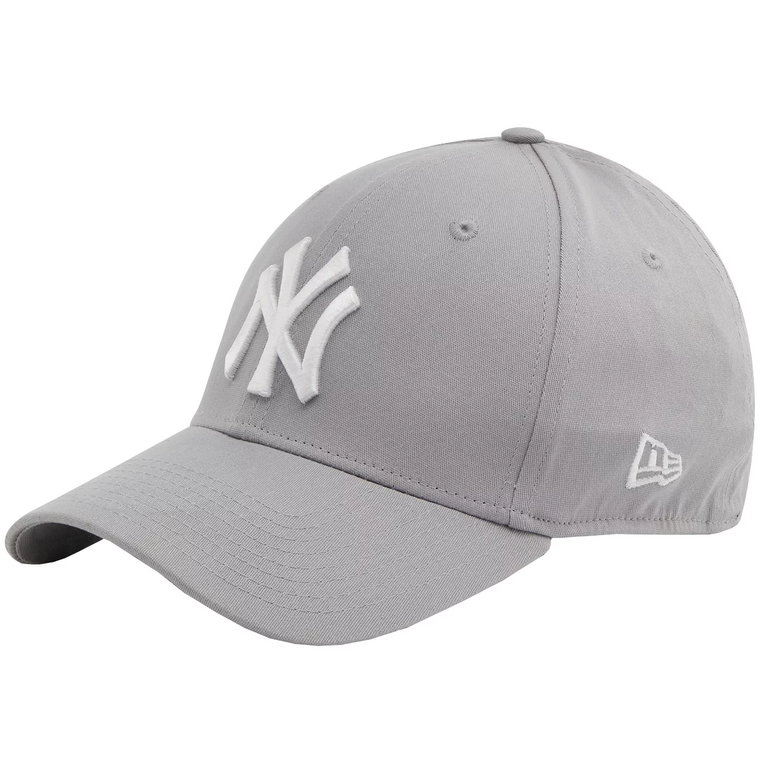 New Era 39THIRTY League Essential New York Yankees MLB Cap 10298279, Męskie, Szare, czapki z daszkiem, bawełna, rozmiar: S/M