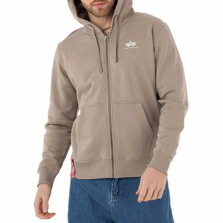 Bluza Alpha Industries Basic Zip Hoody SL 118342679 - beżowa