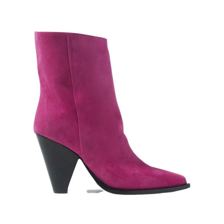 Emily Suede Buty Scarosso