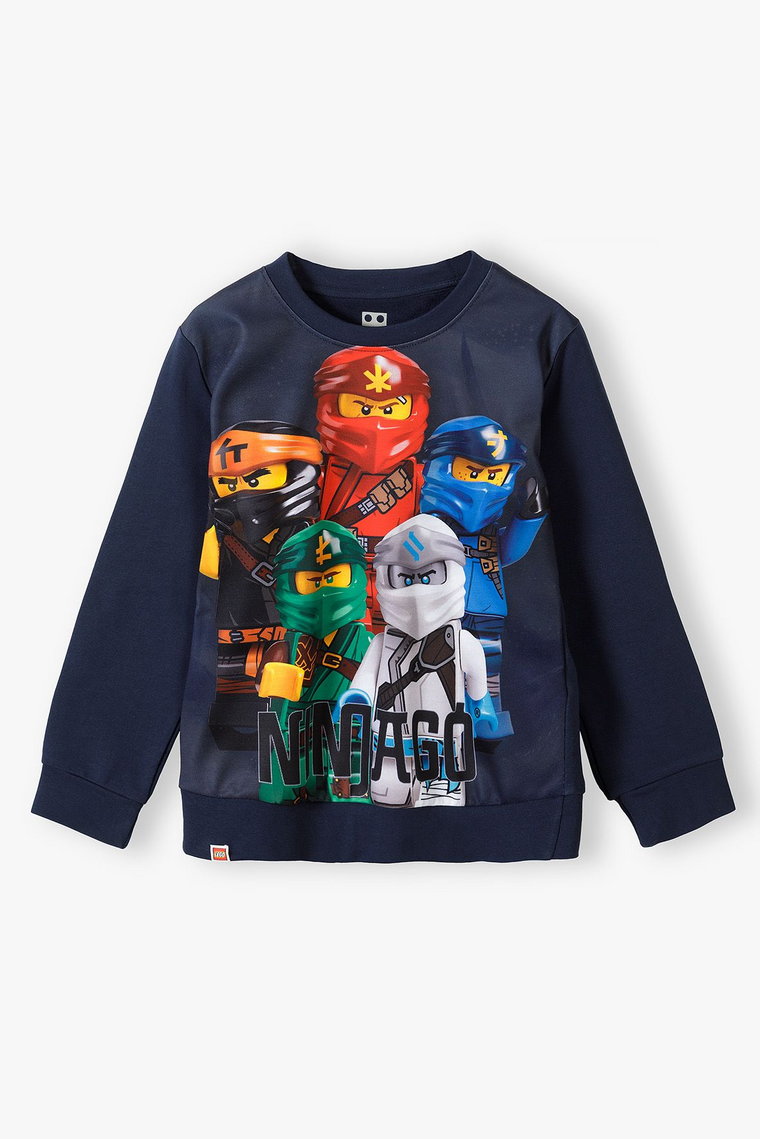Bluza dresowa dla chłopca Lego Ninjago - granatowa