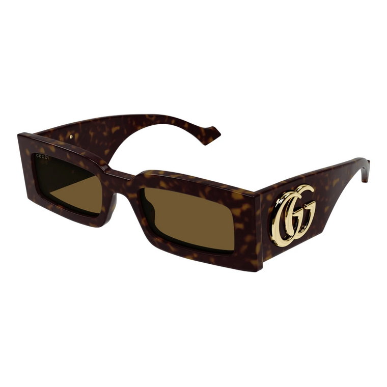 Okulary przeciwsłoneczne Havana/Brązowe Gucci