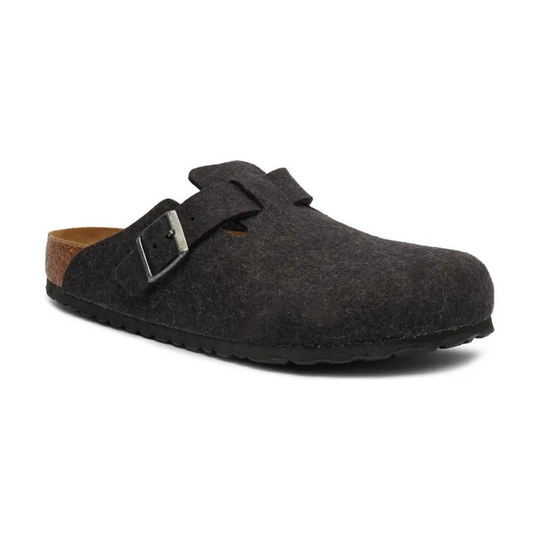 Birkenstock Wełniane mule Boston