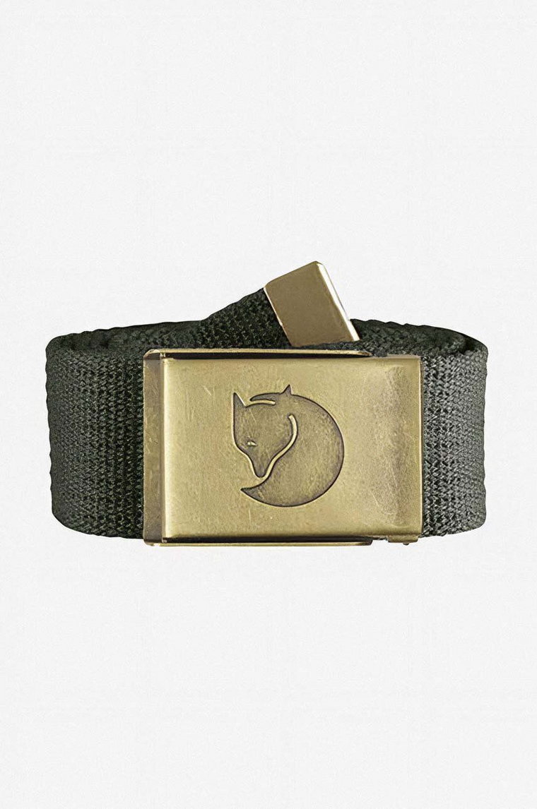 Fjallraven pasek Canvas Brass Belt kolor zielony F77297.032-32