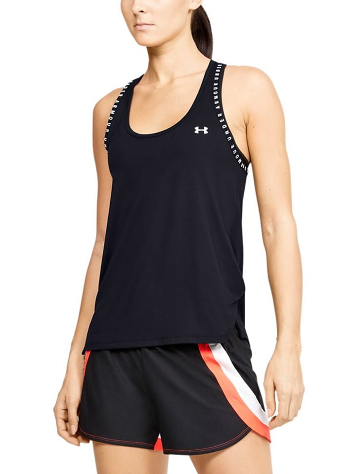 Under Armour Top sportowy w kolorze czarnym