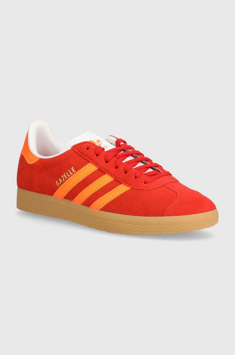 adidas Originals sneakersy zamszowe Gazelle kolor czerwony JI1374