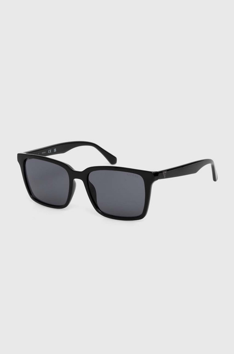 Guess okulary przeciwsłoneczne męskie kolor czarny GF5097 01A
