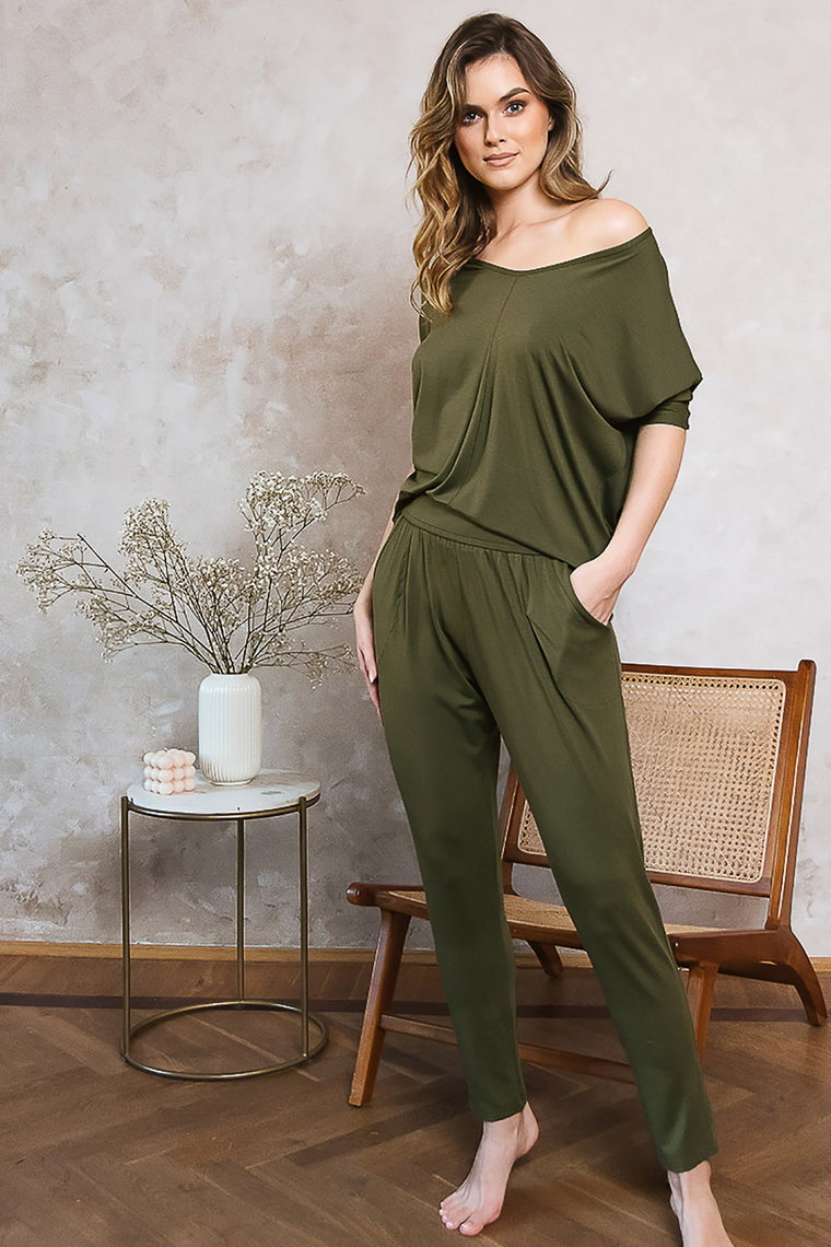 Dres homewear Italian Fashion Paramo kr.r. dł.sp. khaki