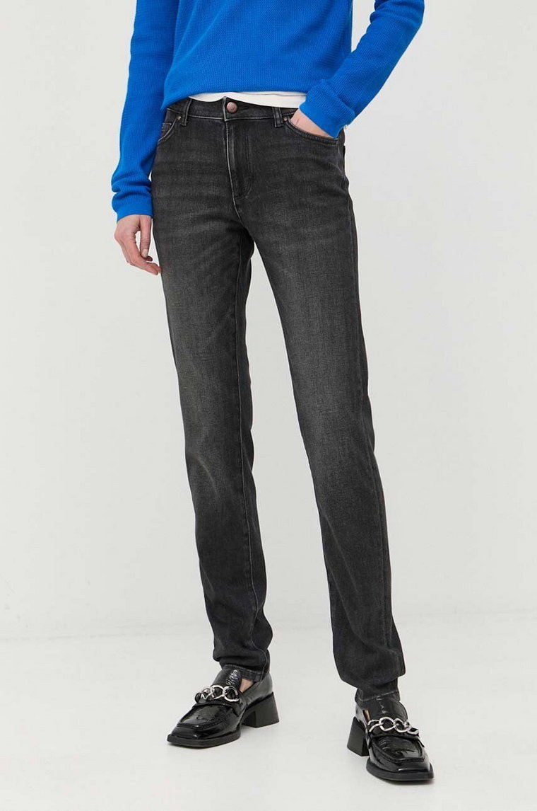 Mustang jeansy Style Crosby Relaxed Slim damskie high waist