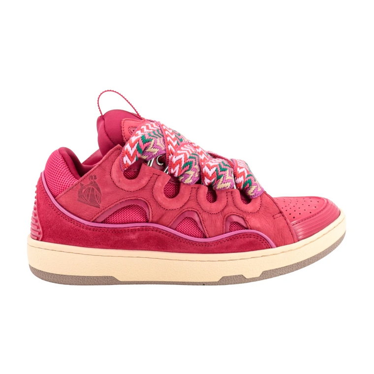 Curb Light Suede Sneakers Lanvin