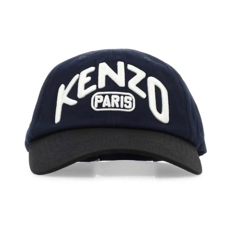 Czarna bawełniana czapka Kenzo