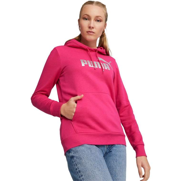 Bluza z kapturem Puma Essentials Metallic Logo, Kobiety