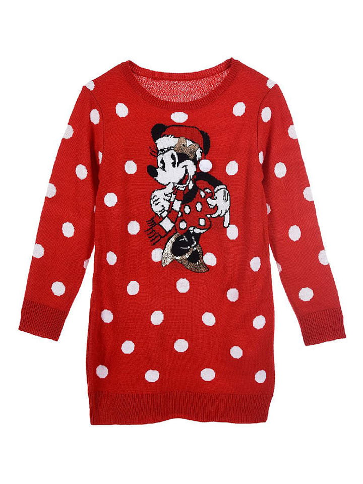 Disney Minnie Mouse Sukienka "Minnie" w kolorze czerwonym