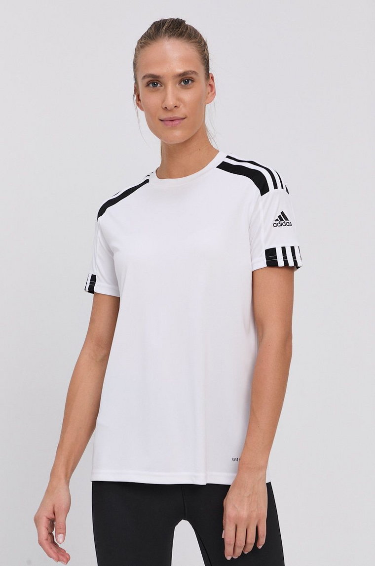 adidas Performance t-shirt Squadra 21 damski kolor biały GN5753